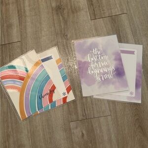 Erin Condren Rainbow and Lavender Planners